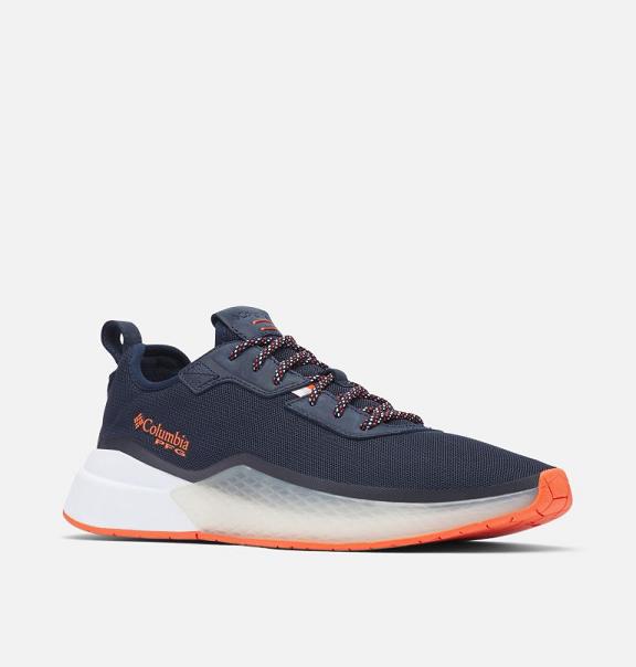 Columbia PFG Low Drag Sneakers Navy Orange For Men's NZ60837 New Zealand